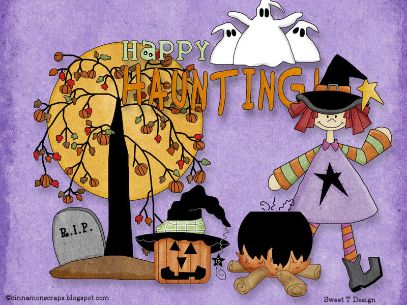 Witch with Cauldron — Purple, Playful