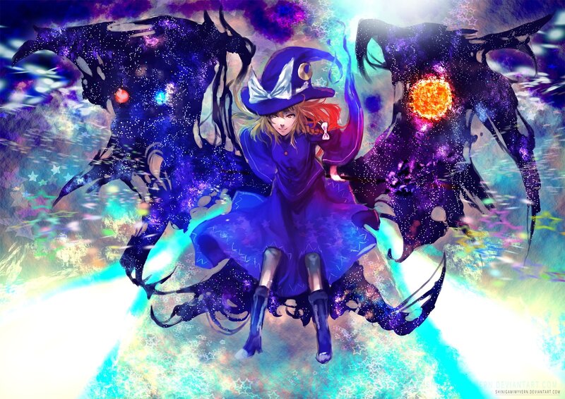 Witch with Dark Wings
