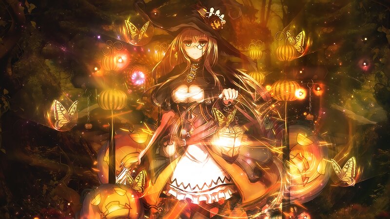 Witch with Lanterns