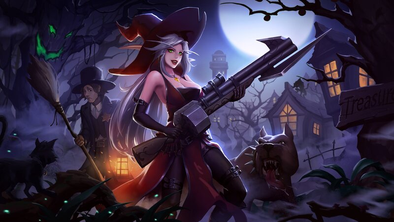 Witch with Large Gun