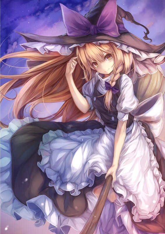 witch with long hair