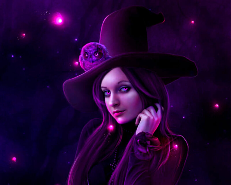 Witch with Owl