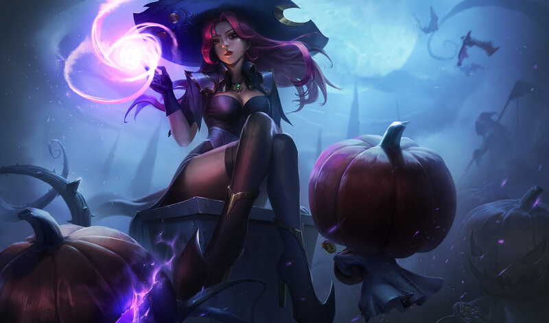 Witch with Purple Hair — Dramatic