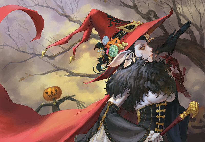 Witch with Red Hat — Dramatic