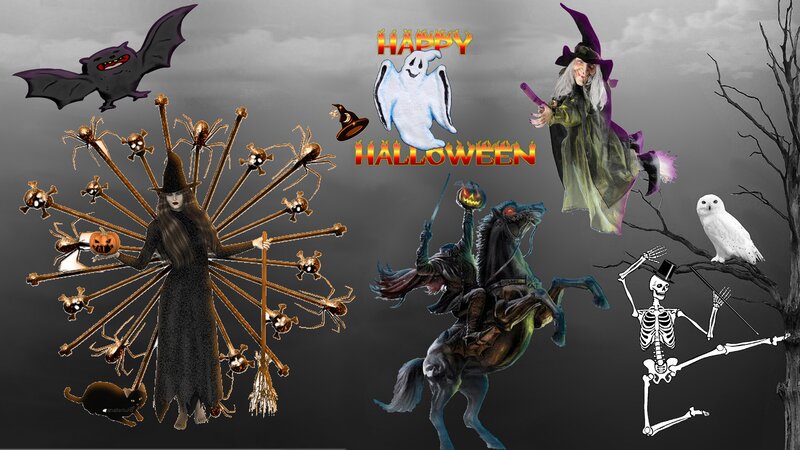 Witch with Spider Staff