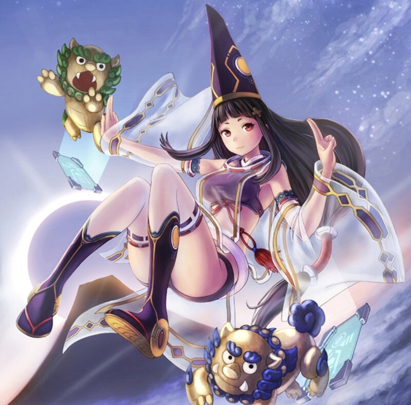Witch with Two Creatures
