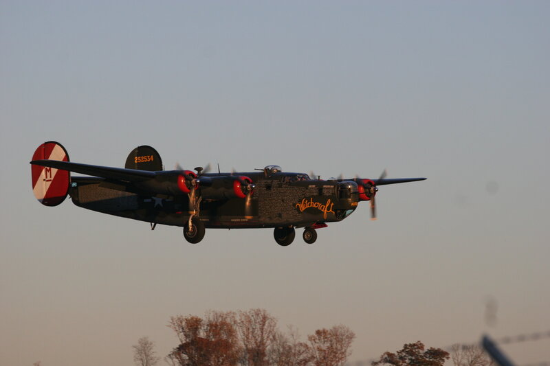 Witchcraft bomber in flight