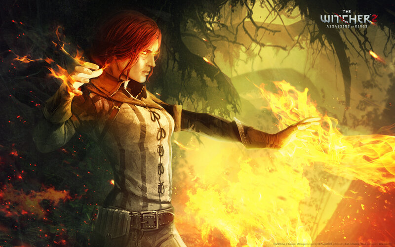 witcher 2 fire magic