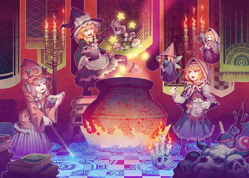 Witches in a Cauldron