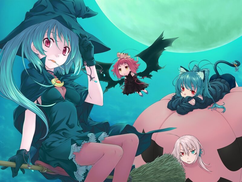 Witches under the moon