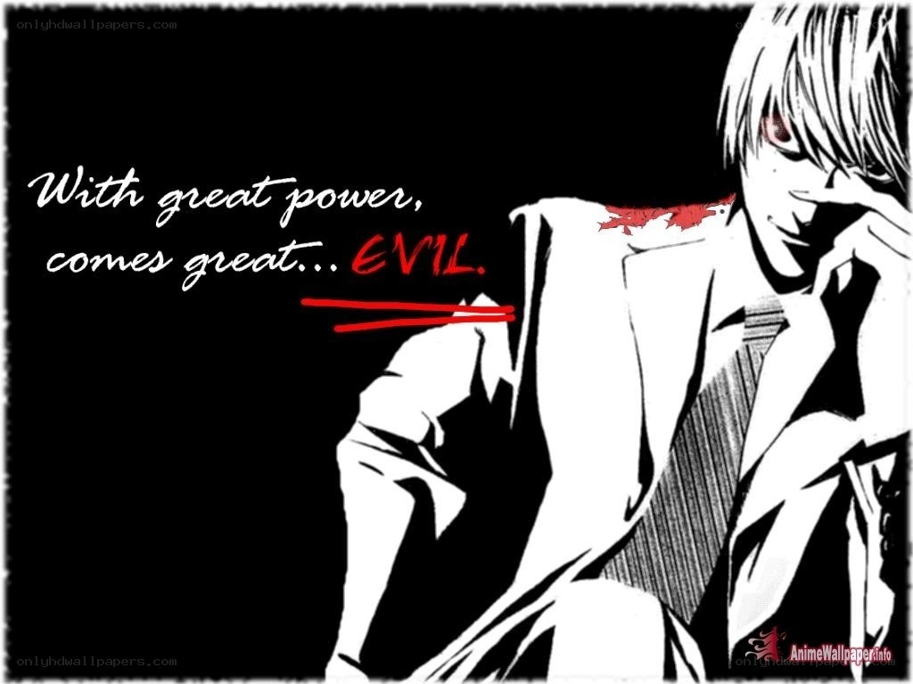 With great power comes evil