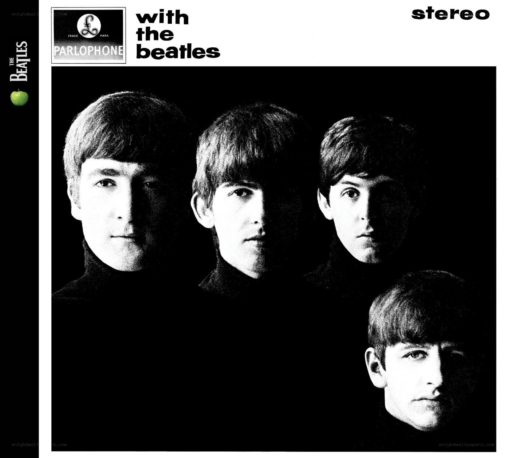 With the Beatles album cover
