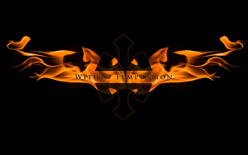 Within Temptation logo with flames