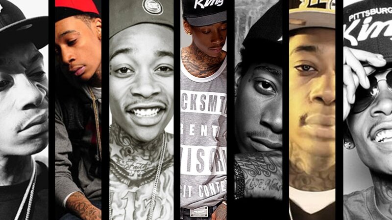 Wiz Khalifa portrait collage