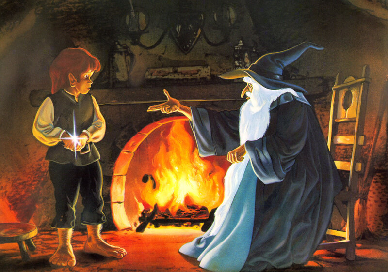 Wizard and young apprentice