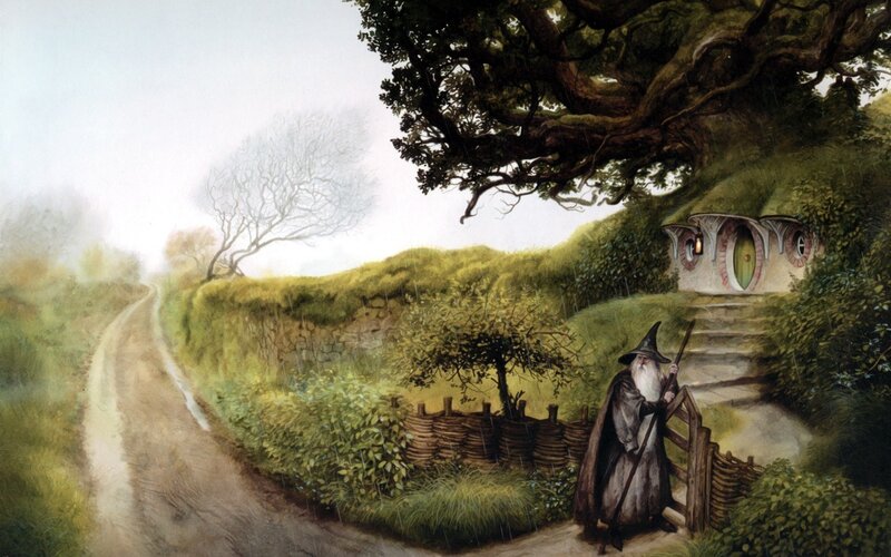 Wizard at Hobbit House — Green, Serene