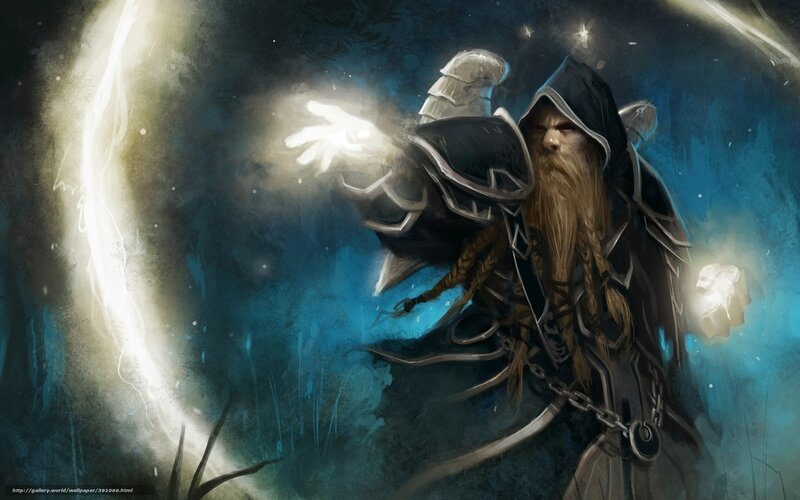 wizard casting spell in dark forest