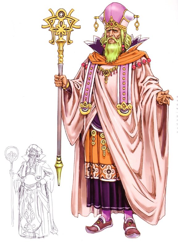 Wizard character concept art