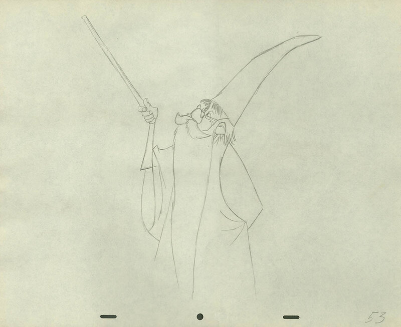 wizard character sketch