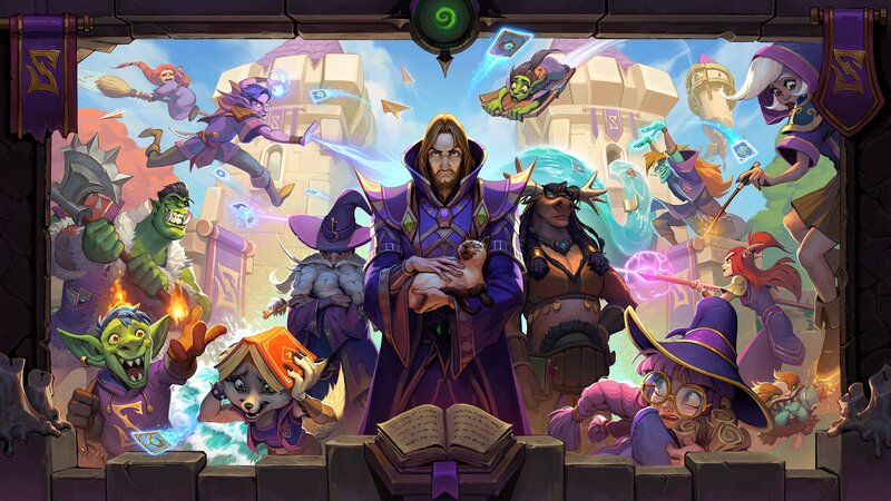 Wizard Holding a Cat
