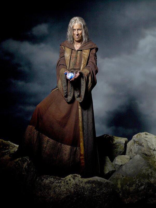 Wizard holding a glowing orb