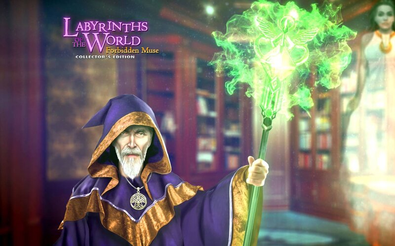 Wizard Holding Staff