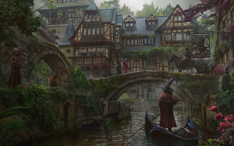 Wizard in a Gondola — Green
