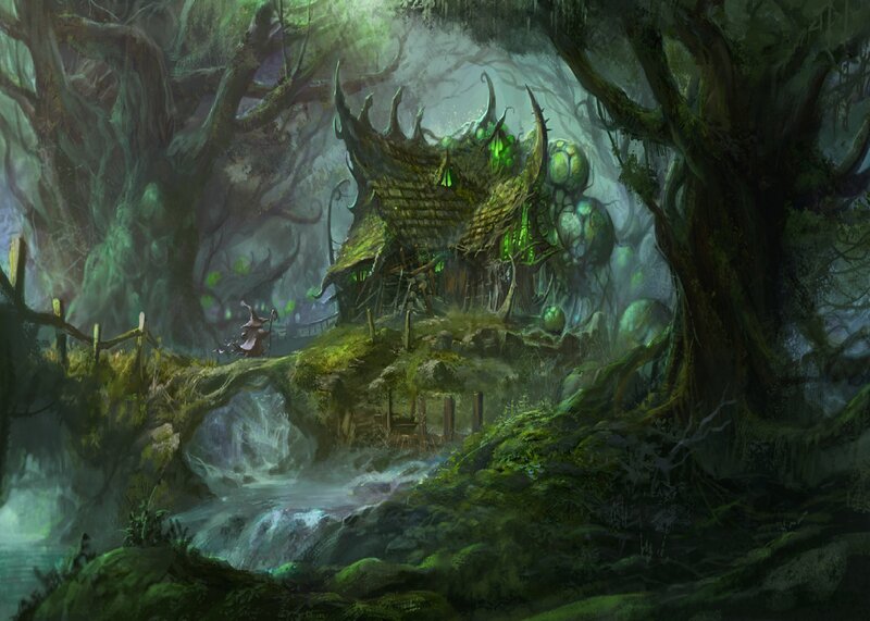 Wizard in Forest