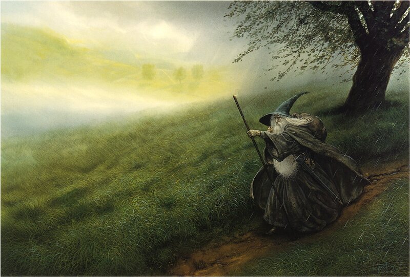 Wizard in Rainstorm