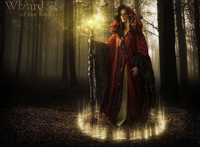 Wizard in Red Cloak