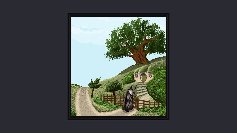 Wizard Near Hobbit House