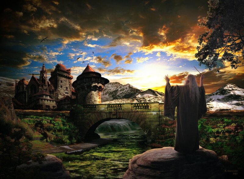 Wizard on a Rock