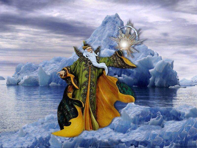 Wizard on an iceberg