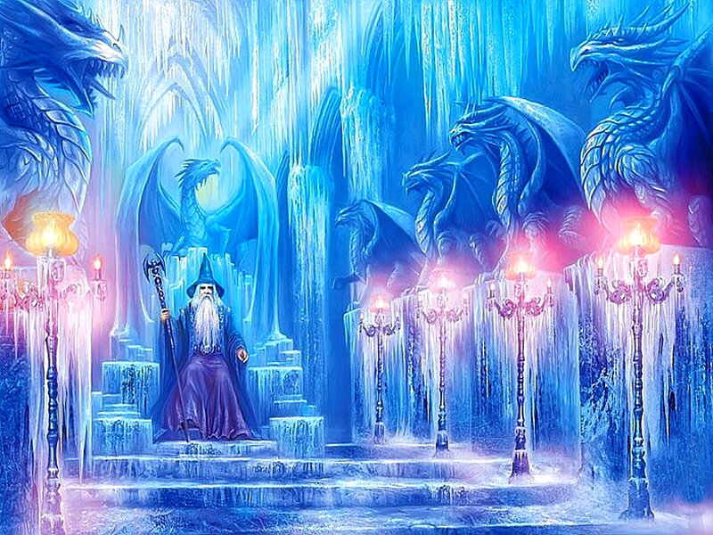 Wizard on Ice Throne