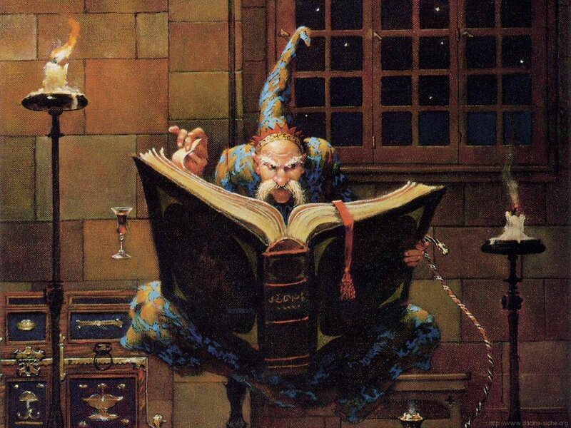 Wizard Reading Book