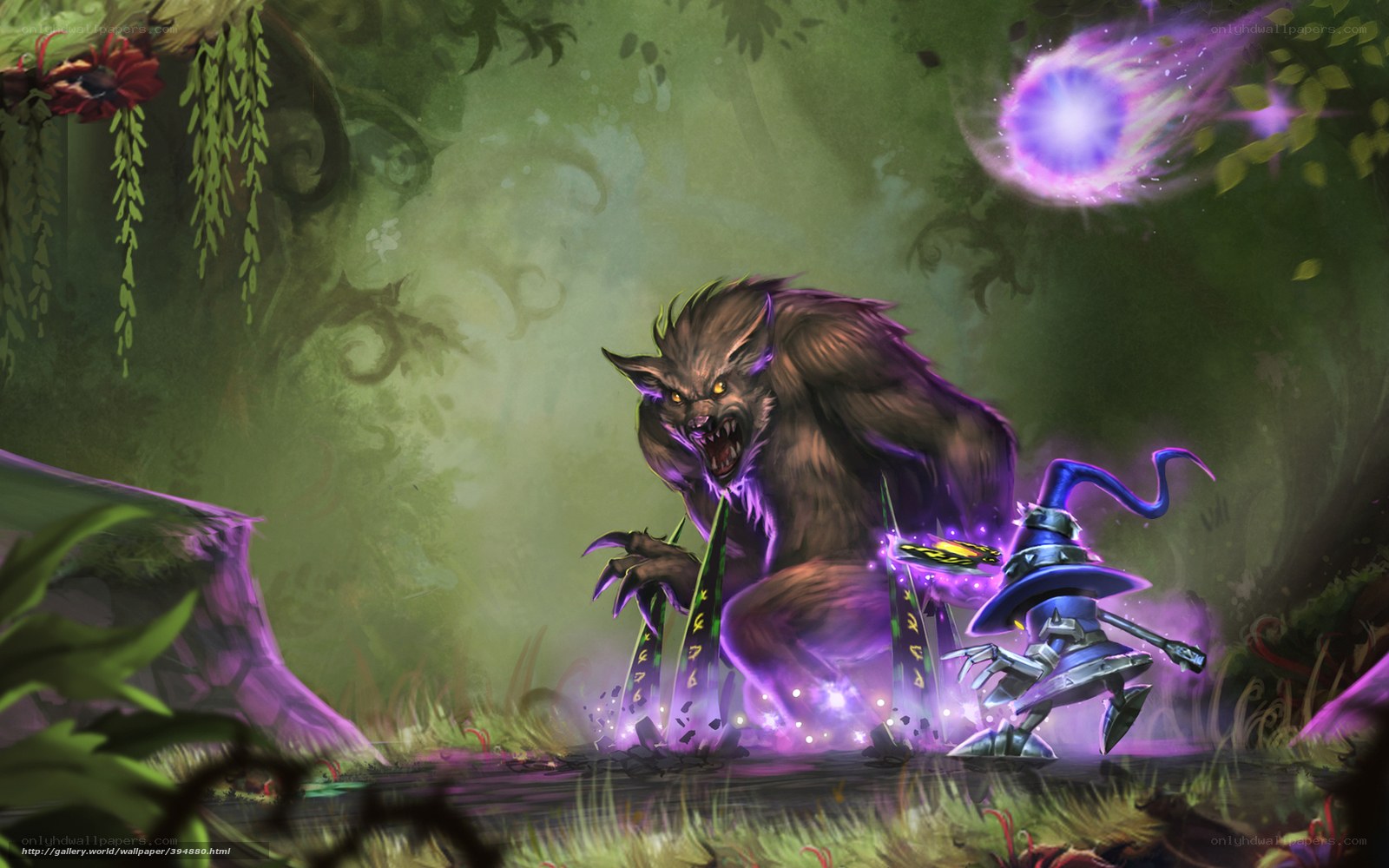 Wizard vs. Werewolf Battle