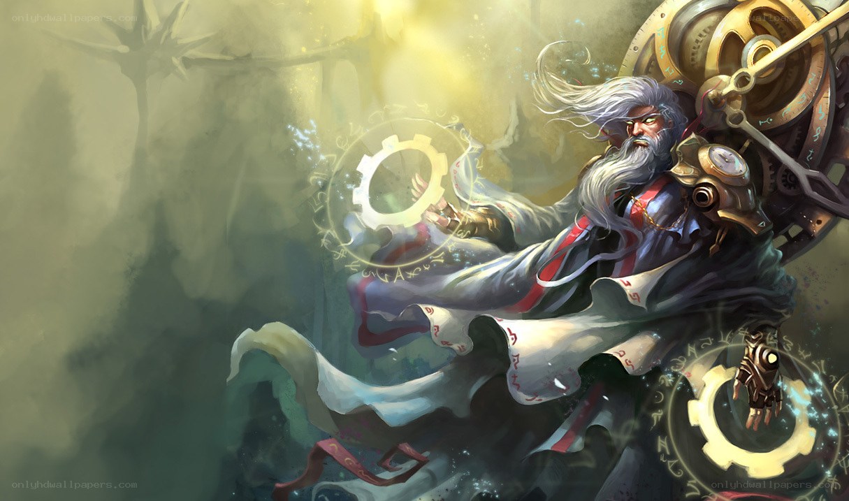 wizard with mechanical gear