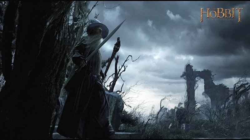 Wizard with Sword — Gray, Dramatic