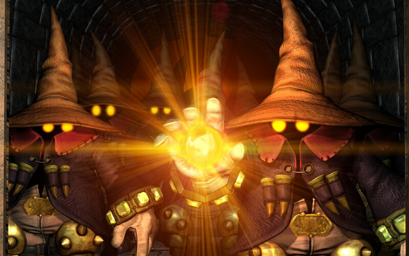 Wizards Casting Spell