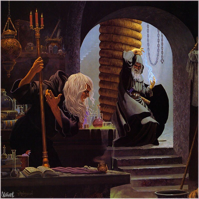 Wizards in a dark laboratory