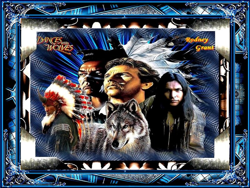 Wolf and Four People