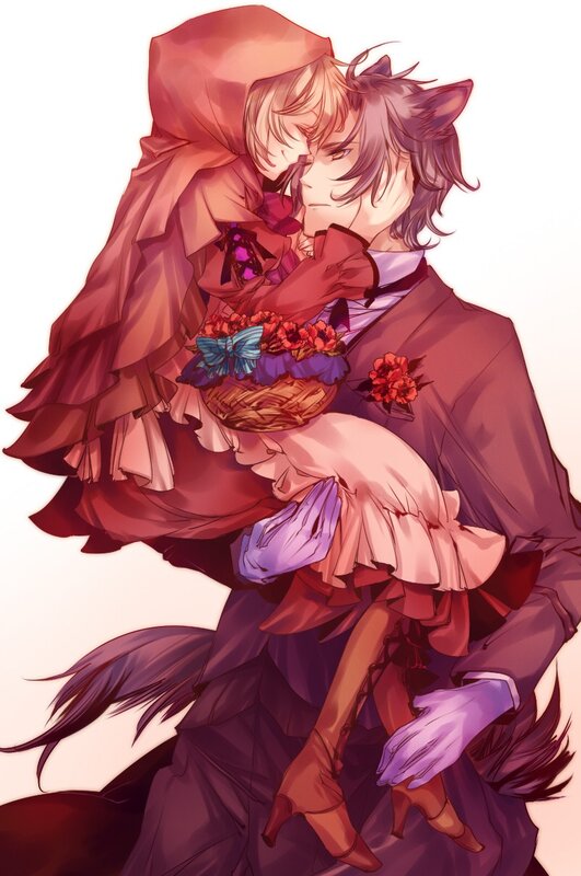 wolf and little red riding hood