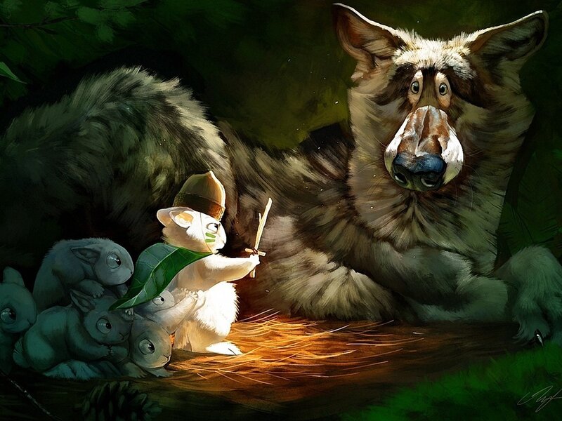 Wolf and Rabbits