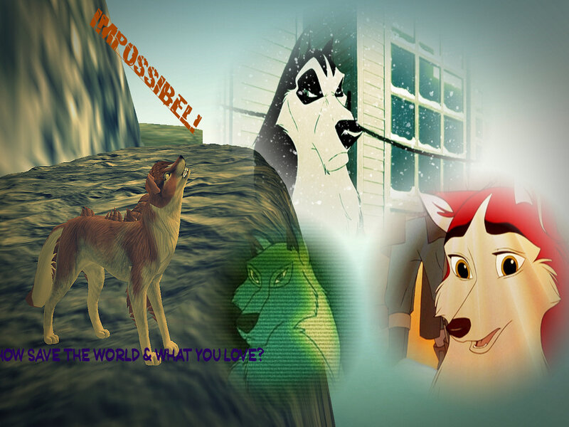 Wolf Character Collage