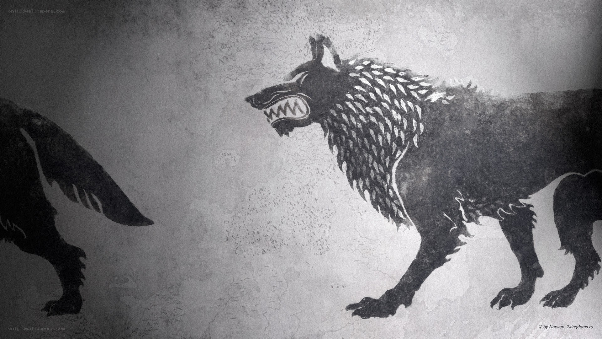 wolf emblem artwork