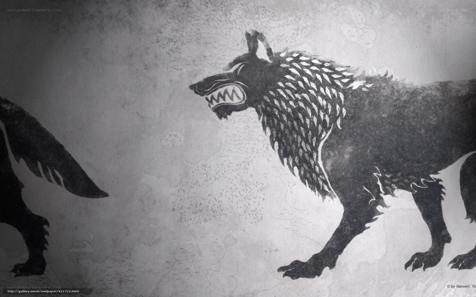 wolf emblem artwork