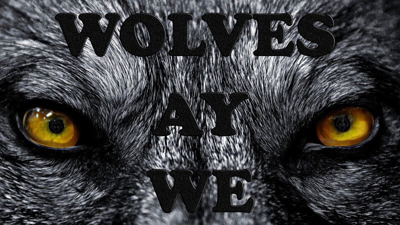 Wolf Eyes Close-up — Black, Intense, Photograph