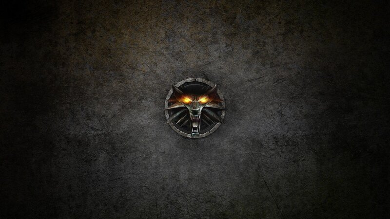 Wolf Head Emblem — Black, Dark, Ominous, Digital Art