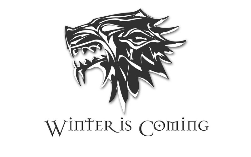 Wolf Head Emblem — Black, Dramatic, Vector Art