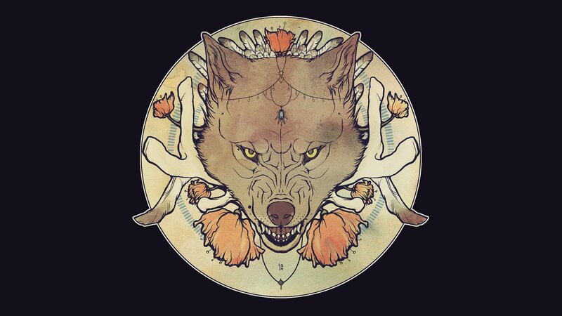 Wolf Head Illustration